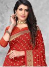 Vichitra Silk Lace Work Trendy Classic Saree - 1