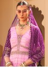 Silk Cutdana Work Readymade Trendy Gown - 1