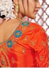 Banarasi Silk Embroidered Work Traditional Designer Saree - 1