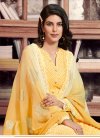 Embroidered Work Crepe Silk Pant Style Pakistani Salwar Suit - 1