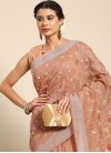 Polly Cotton Traditional Designer Saree For Casual - 1