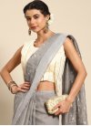 Polly Cotton Embroidered Work Designer Traditional Saree - 1
