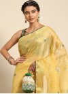 Cotton Blend Designer Traditional Saree - 2