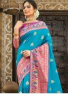 Woven Work Banarasi Silk Contemporary Style Saree - 1