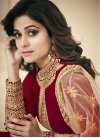 Shamita Shetty Faux Georgette Embroidered Work Trendy Floor Length Salwar Suit - 1