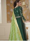 Satin Silk Readymade Floor Length Gown - 2