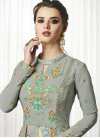 Embroidered Work Readymade Layered Gown - 2