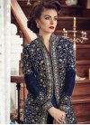 Faux Georgette Jacket Style Floor Length Suit - 1