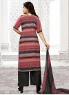 Crepe Silk Palazzo Style Pakistani Salwar Suit For Casual - 1