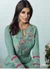 Embroidered Work Readymade Trendy Gown - 1