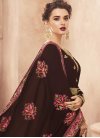 Embroidered Work Faux Georgette Long Length Anarkali Salwar Suit - 1