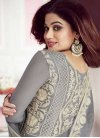 Shamita Shetty Embroidered Work Trendy Anarkali Salwar Suit - 1