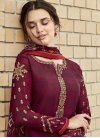 Crepe Silk Trendy Pakistani Salwar Suit For Ceremonial - 2