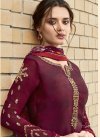 Crepe Silk Trendy Pakistani Salwar Suit For Ceremonial - 1
