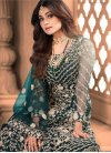 Shamita Shetty Net Long Length Anarkali Salwar Suit - 2