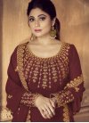 Shamita Shetty Trendy Anarkali Salwar Kameez For Ceremonial - 1