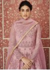 Embroidered Work Net Floor Length Anarkali Salwar Suit - 2