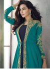 Embroidered Work Jacket Style Long Length Suit - 1