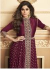 Shamita Shetty Embroidered Work Faux Georgette Floor Length Designer Salwar Suit - 1
