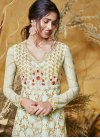 Embroidered Work Net Readymade Anarkali Suit - 1