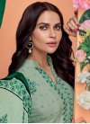 Embroidered Work Cotton Satin Readymade Designer Suit - 2