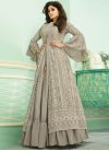 Faux Georgette Shamita Shetty Jacket Style Salwar Kameez - 2