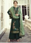Art Silk Palazzo Style Pakistani Salwar Suit - 2