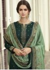 Art Silk Palazzo Style Pakistani Salwar Suit - 1