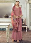 Embroidered Work Palazzo Style Pakistani Salwar Suit - 2