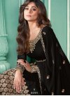 Shamita Shetty Floor Length Anarkali Salwar Suit For Ceremonial - 1