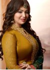 Ayesha Takia Satin Georgette Pakistani Straight Salwar Suit - 1