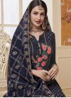 Faux Georgette Palazzo Style Pakistani Salwar Suit - 1