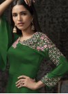 Satin Georgette Readymade Long Length Gown - 1