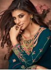 Faux Georgette Embroidered Work Pant Style Pakistani Salwar Suit - 2