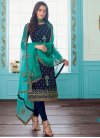 Faux Georgette Trendy Pakistani Salwar Suit For Ceremonial - 1