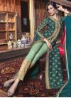 Art Silk Pant Style Classic Salwar Suit For Festival - 1