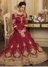 Satin Silk Floor Length Anarkali Salwar Suit - 2