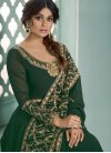 Faux Georgette Shamita Shetty Floor Length Anarkali Salwar Suit For Festival - 1