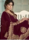 Shamita Shetty Long Length Designer Anarkali Suit For Festival - 1
