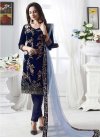 Embroidered Work Pant Style Classic Suit - 2