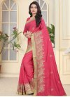 Embroidered Work Art Silk Contemporary Saree For Ceremonial - 1