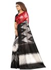Raw Silk Designer Contemporary Saree - 1