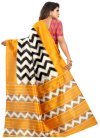 Woven Work Trendy Classic Saree For Casual - 2