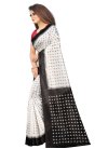 Black and White Woven Work Designer Contemporary Style Saree - 1