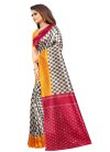 Raw Silk Traditional Designer Saree - 1