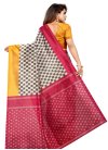 Raw Silk Traditional Designer Saree - 2