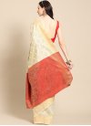 Silk Blend Designer Traditional Saree For Ceremonial - 2