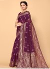 Silk Blend Woven Work Traditional Designer Saree - 2