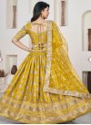 Jacquard Silk Designer Classic Lehenga Choli - 3