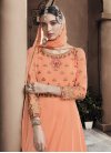 Embroidered Work Trendy Long Length Anarkali Suit - 1